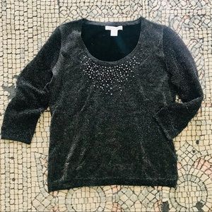 August Silk ¾ sleeve formal blouse